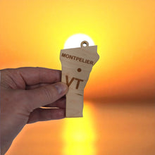 Load image into Gallery viewer, Ornament - CUSTOM - Vermont State with Cities