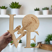 Load image into Gallery viewer, Love Sign - Starship - 11x10