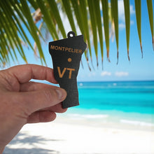 Load image into Gallery viewer, Ornament - CUSTOM - Vermont State with Cities