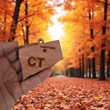 Load image into Gallery viewer, Ornament - CUSTOM - Connecticut State with Cities