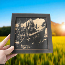 Load image into Gallery viewer, Framed Art - CUSTOM - Viking Scene