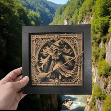 Load image into Gallery viewer, Framed Art - CUSTOM - Halloween Witch