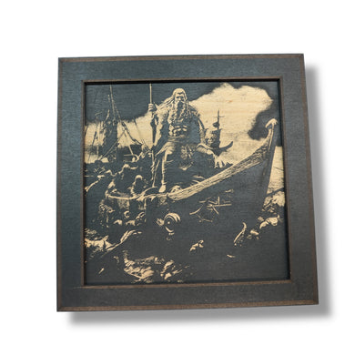 Framed Art - CUSTOM - Viking Scene