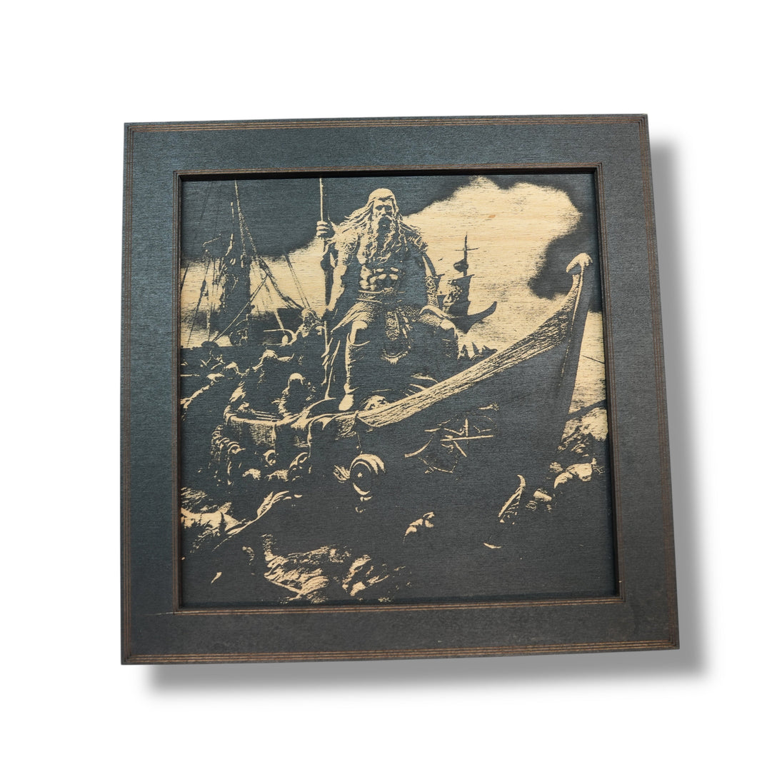 Framed Art - CUSTOM - Viking Scene