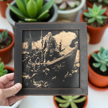 Load image into Gallery viewer, Framed Art - CUSTOM - Viking Scene