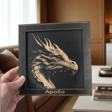 Load image into Gallery viewer, Framed Art - PERSONALIZED - CUSTOM - Dragon