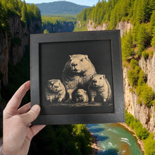 Load image into Gallery viewer, Framed Art - CUSTOM - Beaver Family