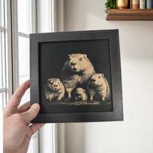 Load image into Gallery viewer, Framed Art - CUSTOM - Beaver Family