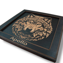 Load image into Gallery viewer, Framed Art - PERSONALIZED - CUSTOM - Wolf