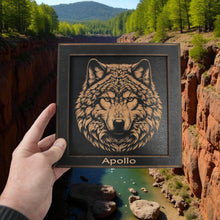 Load image into Gallery viewer, Framed Art - PERSONALIZED - CUSTOM - Wolf
