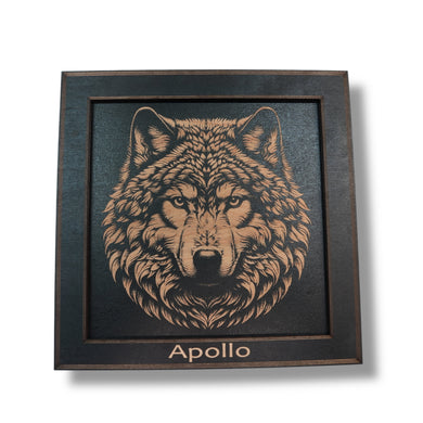 Framed Art - PERSONALIZED - CUSTOM - Wolf