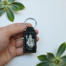 Load image into Gallery viewer, Keychain - Rectangle - Hades God of the Underworld - Leather
