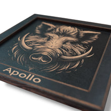 Load image into Gallery viewer, Framed Art - PERSONALIZED - CUSTOM - Wild Boar