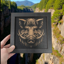 Load image into Gallery viewer, Framed Art - CUSTOM - Wild Boar