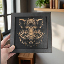 Load image into Gallery viewer, Framed Art - CUSTOM - Wild Boar