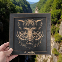 Load image into Gallery viewer, Framed Art - PERSONALIZED - CUSTOM - Wild Boar