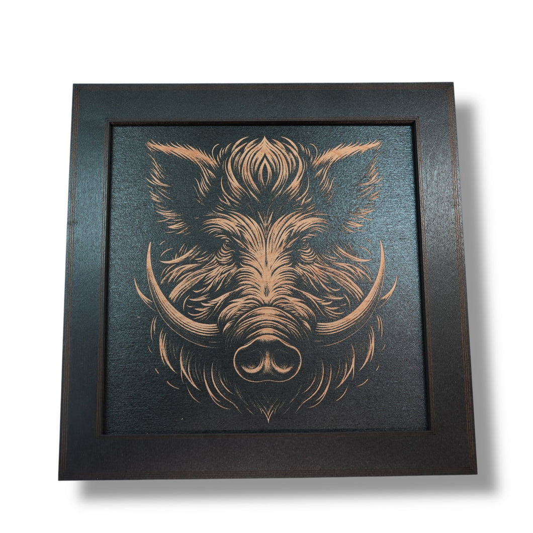 Framed Art - CUSTOM - Wild Boar