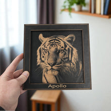 Load image into Gallery viewer, Framed Art - PERSONALIZED - CUSTOM - Tiger