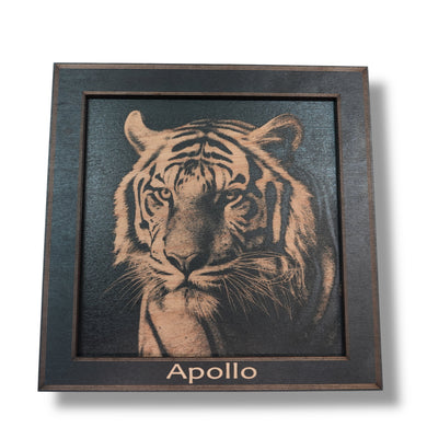 Framed Art - PERSONALIZED - CUSTOM - Tiger