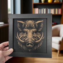 Load image into Gallery viewer, Framed Art - CUSTOM - Wild Boar