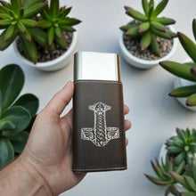Load image into Gallery viewer, Cigar Case with Cutter - Mjolnir - Leather