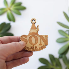 Load image into Gallery viewer, Ornament - Son of a Nutcracker - Raw Wood 3x3in