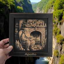 Load image into Gallery viewer, Framed Art - PERSONALIZED - CUSTOM - Santa Fireplace