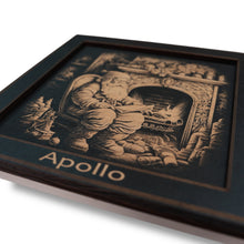 Load image into Gallery viewer, Framed Art - PERSONALIZED - CUSTOM - Santa Fireplace