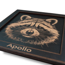 Load image into Gallery viewer, Framed Art - PERSONALIZED - CUSTOM - Raccoon