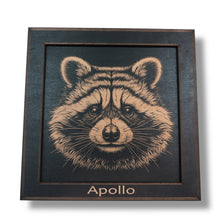 Load image into Gallery viewer, Framed Art - PERSONALIZED - CUSTOM - Raccoon
