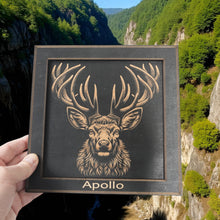 Load image into Gallery viewer, Framed Art - PERSONALIZED - CUSTOM - Stag