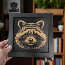 Load image into Gallery viewer, Framed Art - CUSTOM - Raccoon