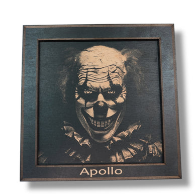 Framed Art - PERSONALIZED - CUSTOM - Halloween Clown