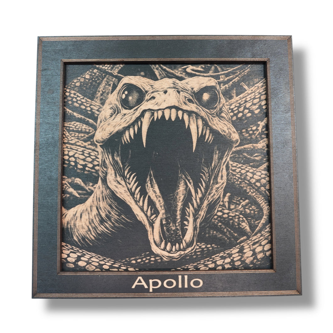 Framed Art - PERSONALIZED - CUSTOM - Evil Snake