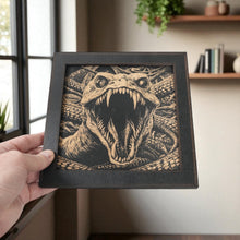 Load image into Gallery viewer, Framed Art - CUSTOM - Evil Snake