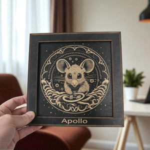 Framed Art - PERSONALIZED - CUSTOM - Mouse