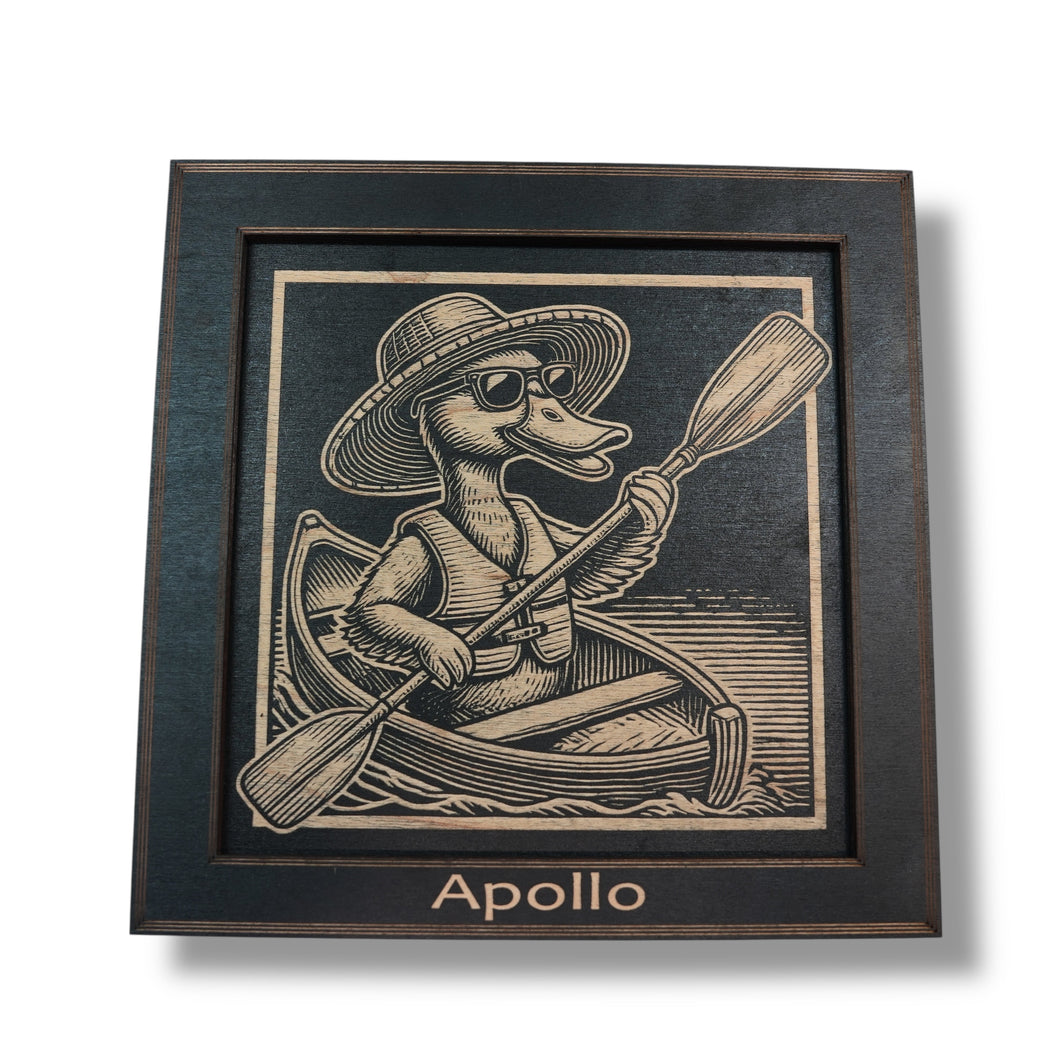 Framed Art - PERSONALIZED - CUSTOM - Duck River