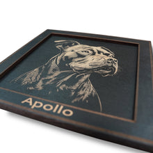Load image into Gallery viewer, Framed Art - PERSONALIZED - CUSTOM - Pit Bull - Dog