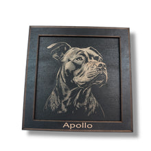 Load image into Gallery viewer, Framed Art - PERSONALIZED - CUSTOM - Pit Bull - Dog