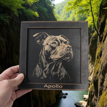 Load image into Gallery viewer, Framed Art - PERSONALIZED - CUSTOM - Pit Bull - Dog
