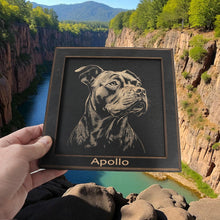 Load image into Gallery viewer, Framed Art - PERSONALIZED - CUSTOM - Pit Bull - Dog