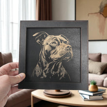 Load image into Gallery viewer, Framed Art - CUSTOM - Pit Bull - Dog