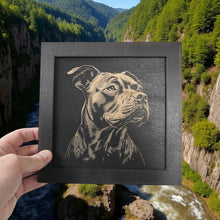 Load image into Gallery viewer, Framed Art - CUSTOM - Pit Bull - Dog