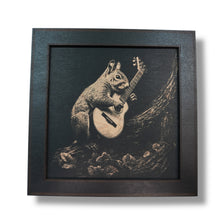 Load image into Gallery viewer, Framed Art - CUSTOM - Guitar Squirrel