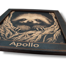 Load image into Gallery viewer, Framed Art - PERSONALIZED - CUSTOM - Sloth