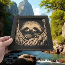 Load image into Gallery viewer, Framed Art - CUSTOM - Sloth