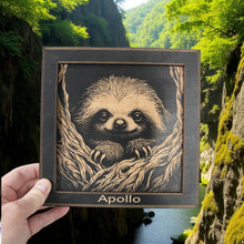 Load image into Gallery viewer, Framed Art - PERSONALIZED - CUSTOM - Sloth