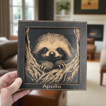 Load image into Gallery viewer, Framed Art - PERSONALIZED - CUSTOM - Sloth