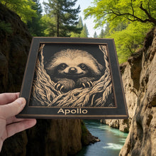Load image into Gallery viewer, Framed Art - PERSONALIZED - CUSTOM - Sloth