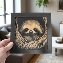 Load image into Gallery viewer, Framed Art - CUSTOM - Sloth